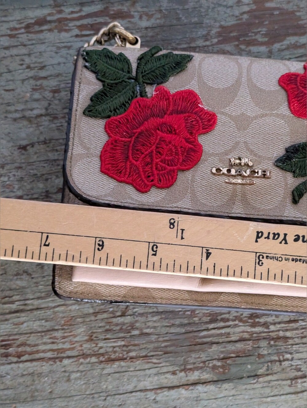 Coach Klare Rose Embroidered Crossbody Handbag - Picture 4 of 16